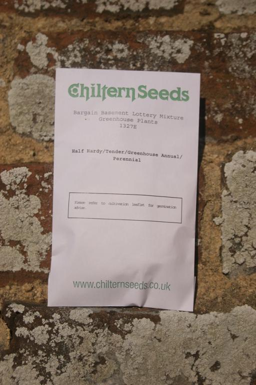 Bargain Basement, Lottery Mixtures, Greenhouse Plants